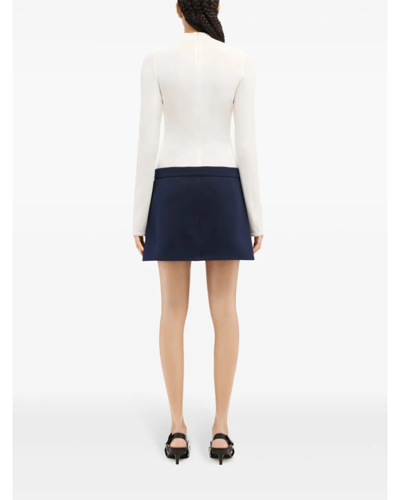 MINIJUPE COURRÈGES 2-POCKET TWILL VESCJU188PL0007 NAVY